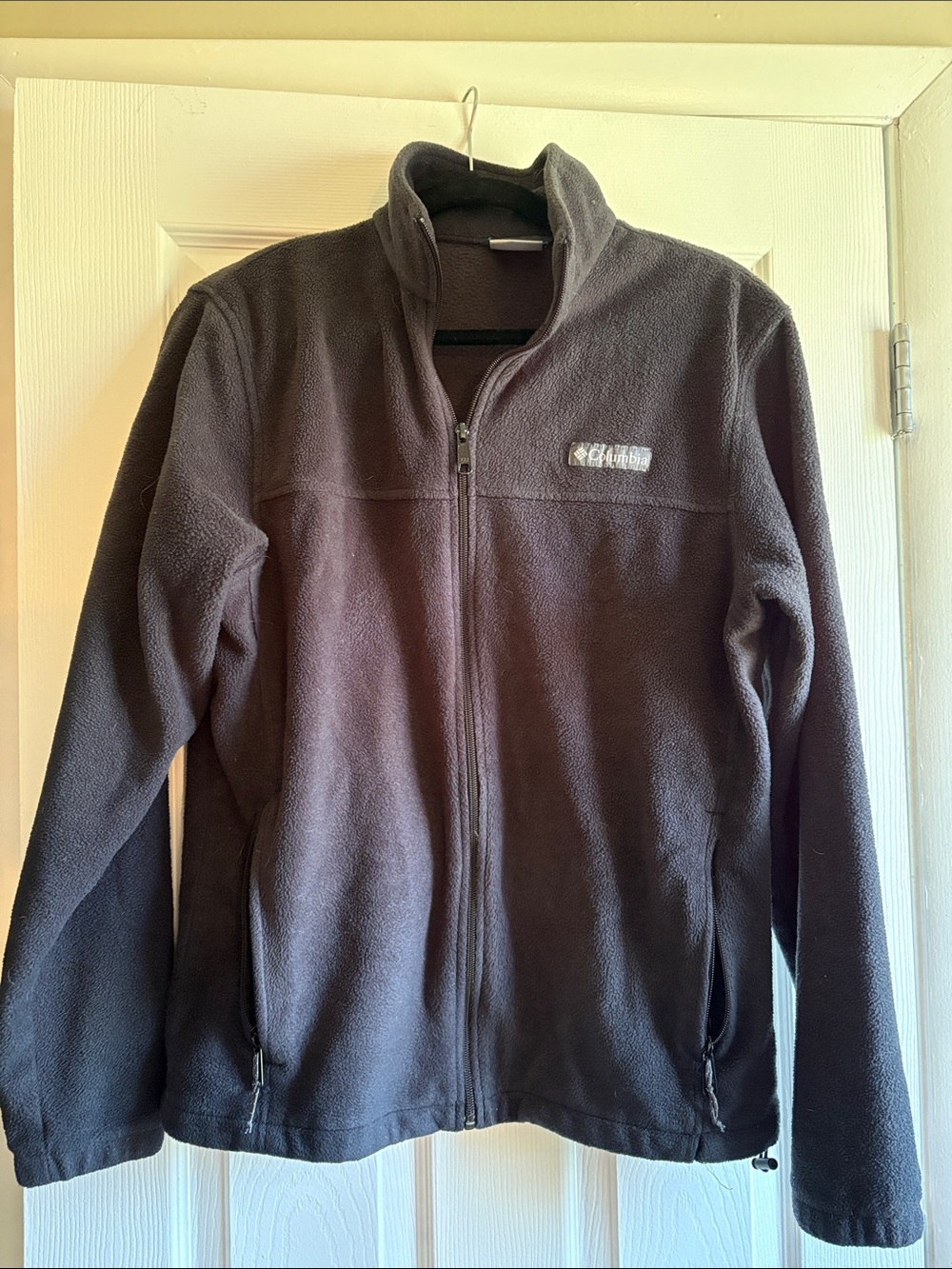 Columbia Men's Black Full-Zip Lightweight Fleece Jacket